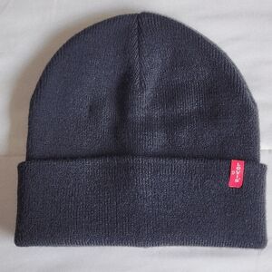 Levi's Black Knit Beanie Toque